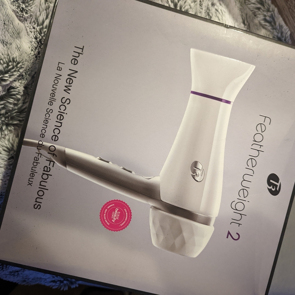 T3 Featherweight 2 Hair Dryer in White